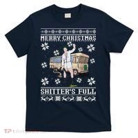 Funny Christmas Vacation Merry Christmas Shitters Full Christmas Ugly T-Shirt thumb 0