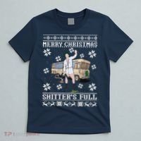 Funny Christmas Vacation Merry Christmas Shitters Full Christmas Ugly T-Shirt thumb 5