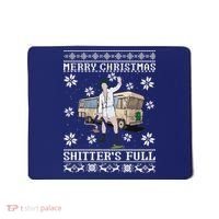 Funny Christmas Vacation Merry Christmas Shitters Full Christmas Ugly Mousepad thumb 0