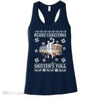 Funny Christmas Vacation Merry Christmas Shitters Full Christmas Ugly Women's Tank Top thumb 0