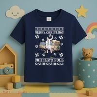 Funny Christmas Vacation Merry Christmas Shitters Full Christmas Ugly Toddler T-Shirt thumb 3