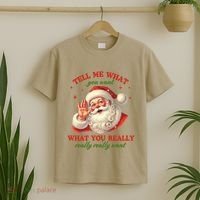 Funny Christmas Vintage Santa T-Shirt thumb 2