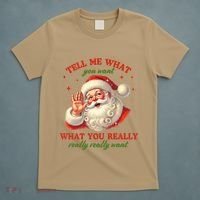 Funny Christmas Vintage Santa T-Shirt thumb 5