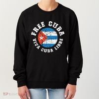 Free Cuba Viva Cuba Libre ProFreedom Movement Gift Women's Sweatshirt thumb 0