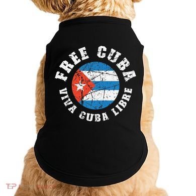 Free Cuba Viva Cuba Libre ProFreedom Movement Gift Doggie Tank