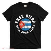 Free Cuba Viva Cuba Libre ProFreedom Movement Gift T-Shirt thumb 0