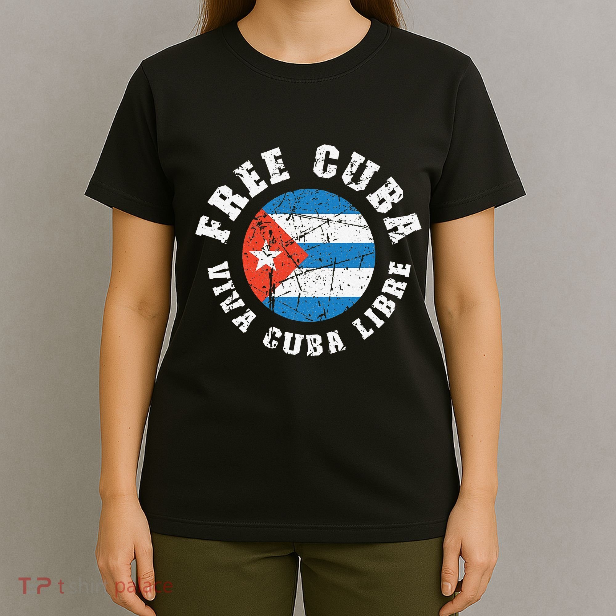 Free Cuba Viva Cuba Libre ProFreedom Movement Gift T-Shirt
