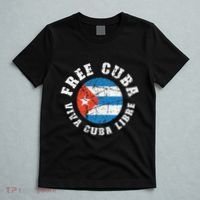Free Cuba Viva Cuba Libre ProFreedom Movement Gift T-Shirt thumb 5