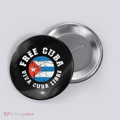 Free Cuba Viva Cuba Libre ProFreedom Movement Gift Button