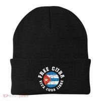 Free Cuba Viva Cuba Libre ProFreedom Movement Gift Beanie thumb 0