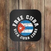 Free Cuba Viva Cuba Libre ProFreedom Movement Gift Coaster thumb 0