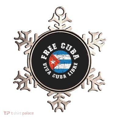 Free Cuba Viva Cuba Libre ProFreedom Movement Gift Ornament