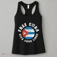 Free Cuba Viva Cuba Libre ProFreedom Movement Gift Women's Tank Top thumb 3