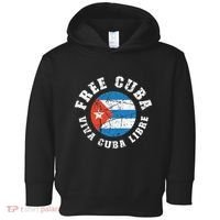 Free Cuba Viva Cuba Libre ProFreedom Movement Gift Toddler Hoodie thumb 0