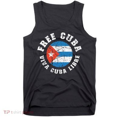 Free Cuba Viva Cuba Libre ProFreedom Movement Gift Tank Top