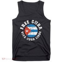 Free Cuba Viva Cuba Libre ProFreedom Movement Gift Tank Top thumb 0