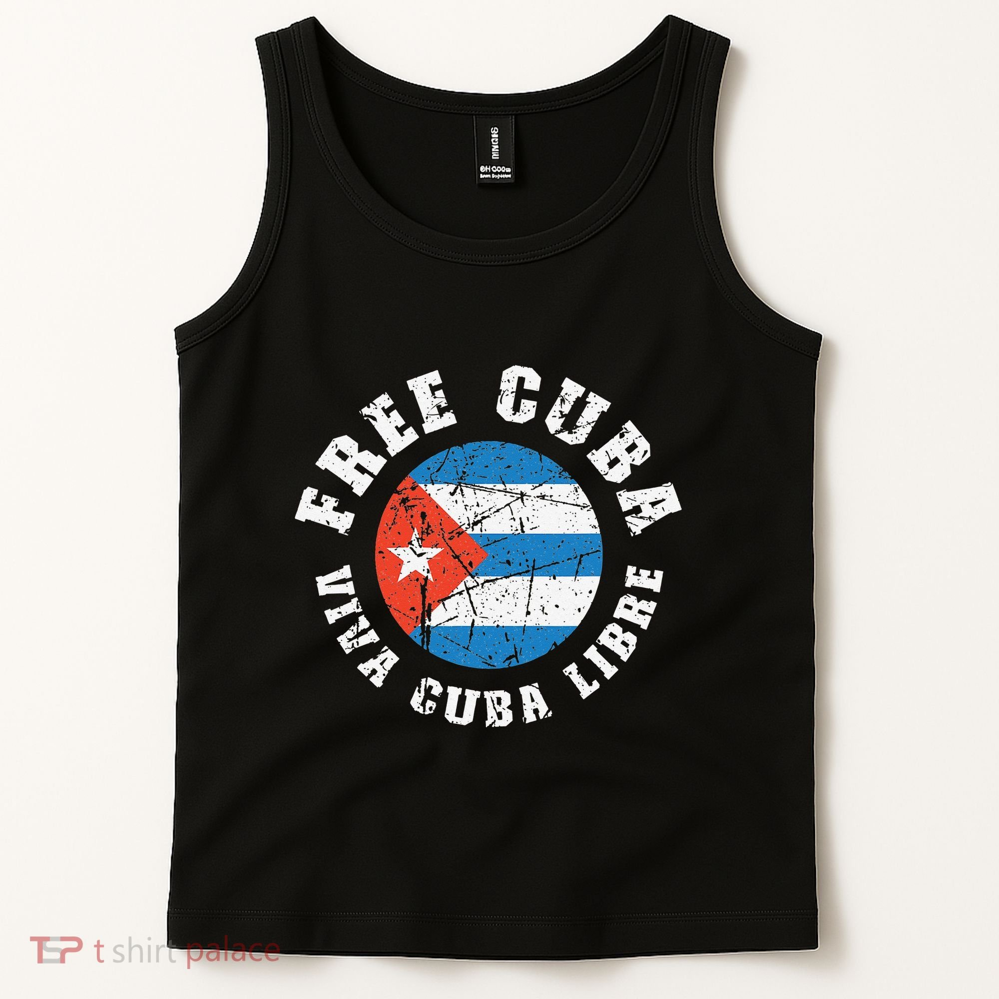 Free Cuba Viva Cuba Libre ProFreedom Movement Gift Tank Top