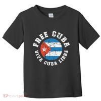Free Cuba Viva Cuba Libre ProFreedom Movement Gift Toddler T-Shirt thumb 0