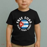 Free Cuba Viva Cuba Libre ProFreedom Movement Gift Toddler T-Shirt thumb 2