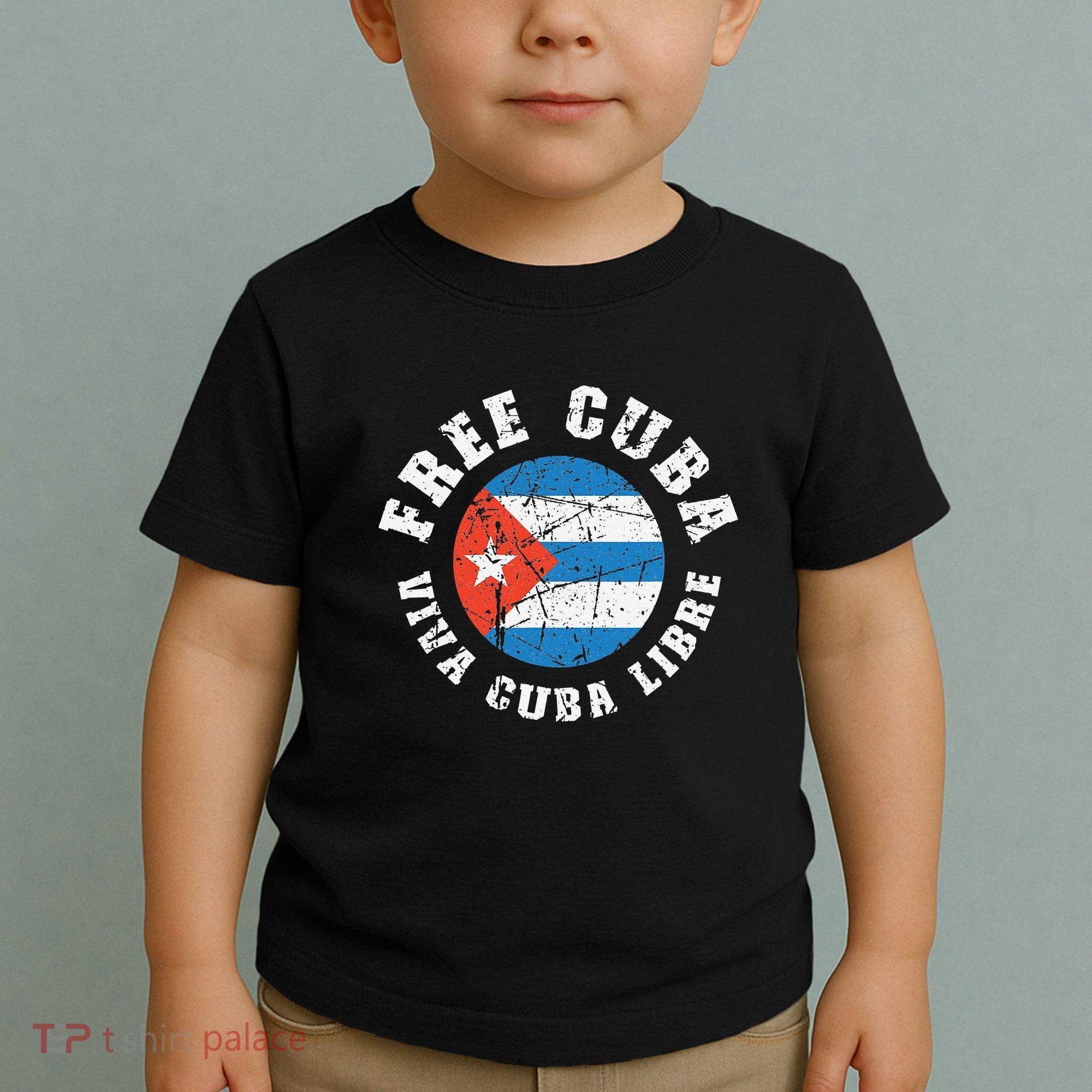 Free Cuba Viva Cuba Libre ProFreedom Movement Gift Toddler T-Shirt