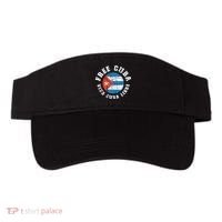 Free Cuba Viva Cuba Libre ProFreedom Movement Gift Visor thumb 0