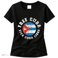 Free Cuba Viva Cuba Libre ProFreedom Movement Gift Women's T-Shirt thumb 0