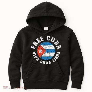 Free Cuba Viva Cuba Libre ProFreedom Movement Gift Kids Hoodie