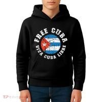 Free Cuba Viva Cuba Libre ProFreedom Movement Gift Kids Hoodie thumb 4