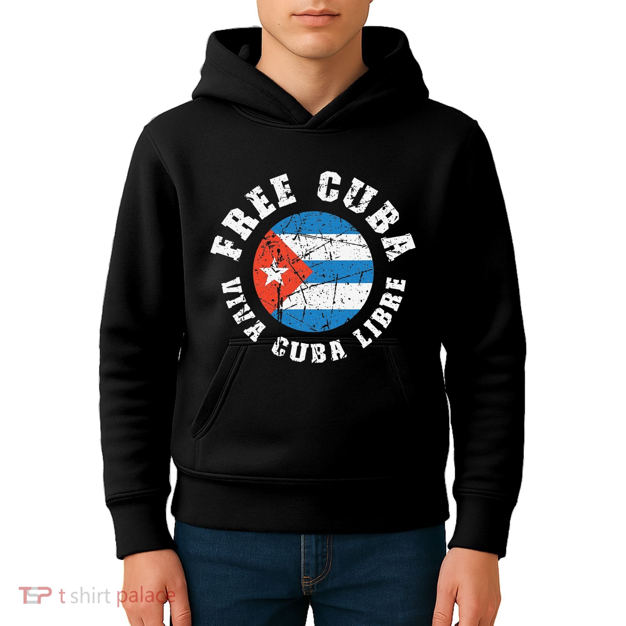 Free Cuba Viva Cuba Libre ProFreedom Movement Gift Kids Hoodie