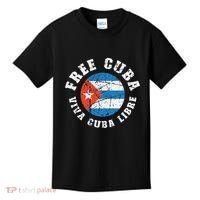 Free Cuba Viva Cuba Libre ProFreedom Movement Gift Kids T-Shirt thumb 0