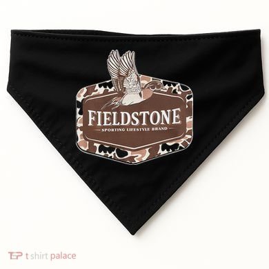 Fieldstone Camo Wood Duck USA-Made Doggie Bandana