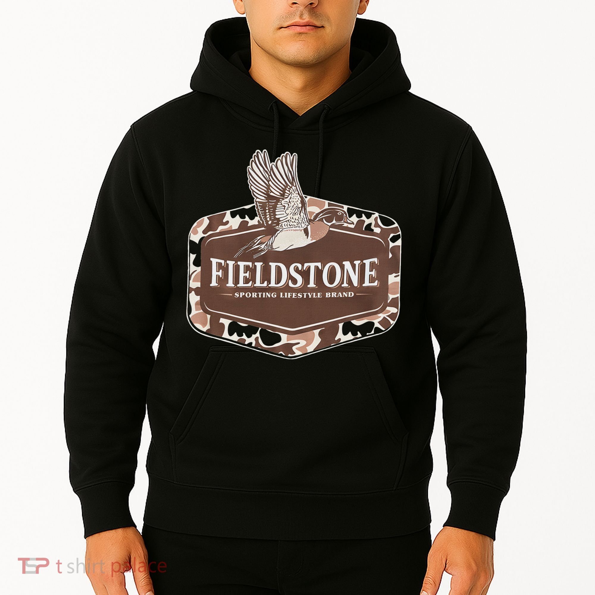 Fieldstone Camo Wood Duck Hoodie