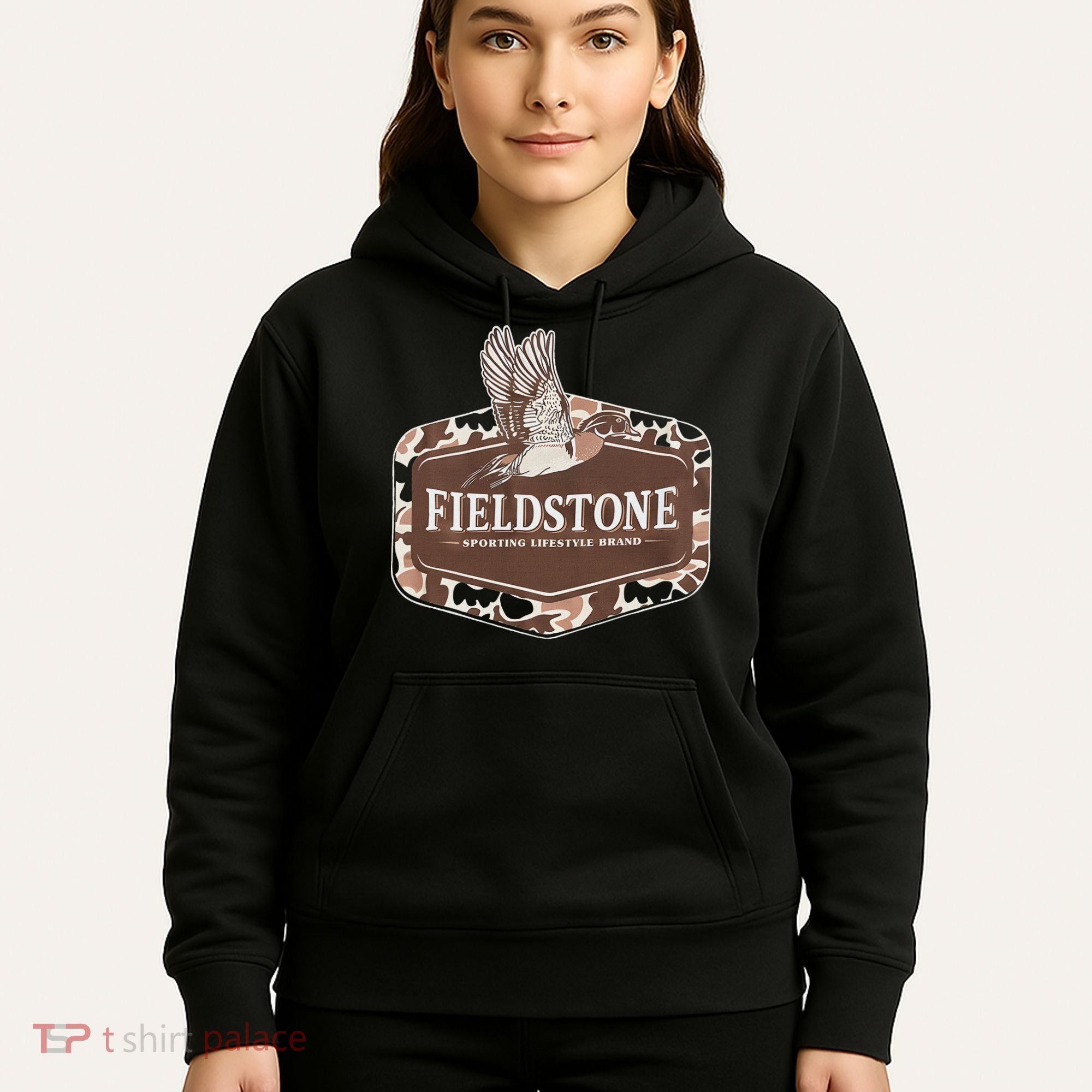 Fieldstone Camo Wood Duck Hoodie