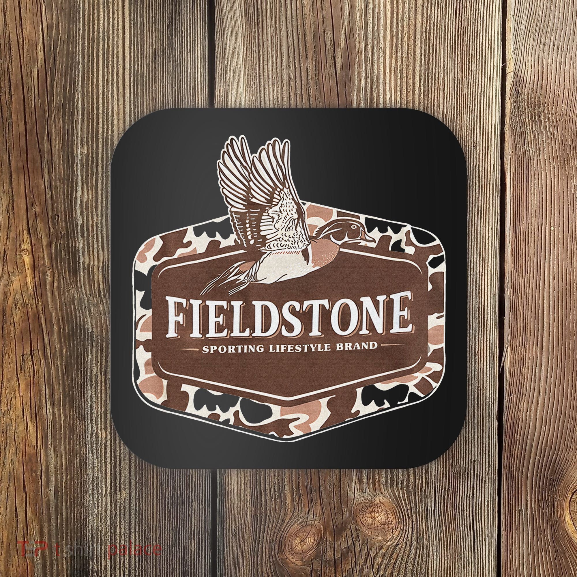 Fieldstone Camo Wood Duck Coaster