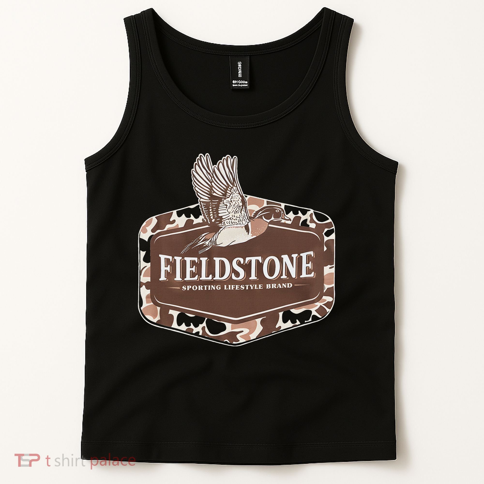 Fieldstone Camo Wood Duck Tank Top