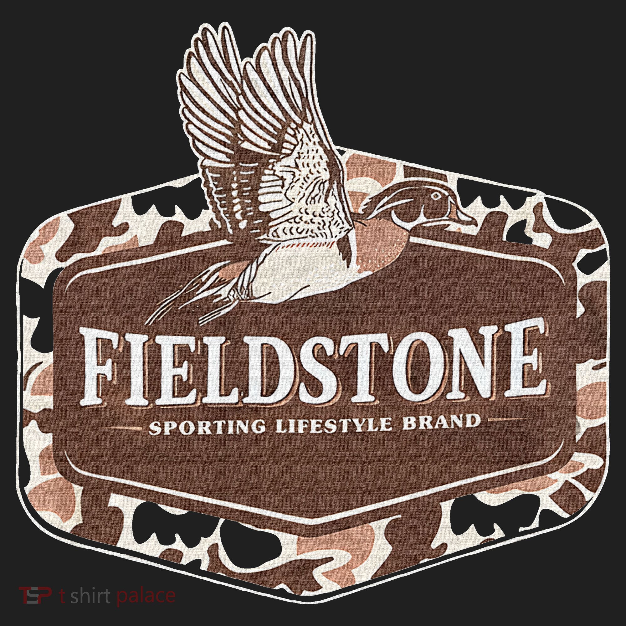 Fieldstone Camo Wood Duck Golf Towel