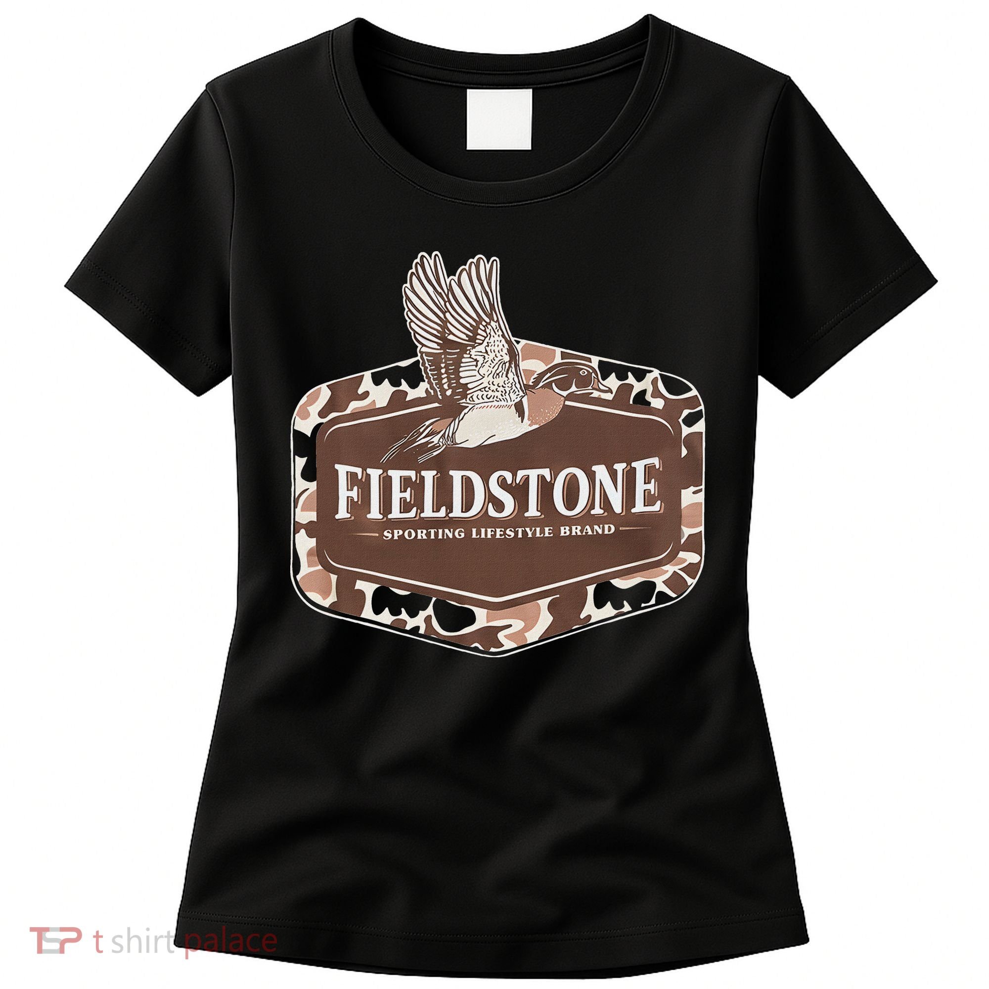Fieldstone Camo Wood Duck Women's T-Shirt