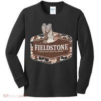Fieldstone Camo Wood Duck Kids Long Sleeve Shirt thumb 0