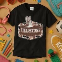 Fieldstone Camo Wood Duck Kids T-Shirt thumb 3
