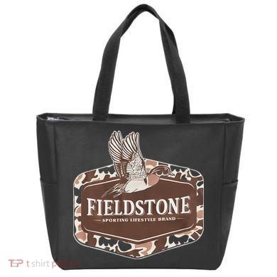 Fieldstone Camo Wood Duck Tote Bag