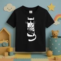 Funny Cat Wearing Sunglasses Playing Bagpipes Toddler T-Shirt thumb 3