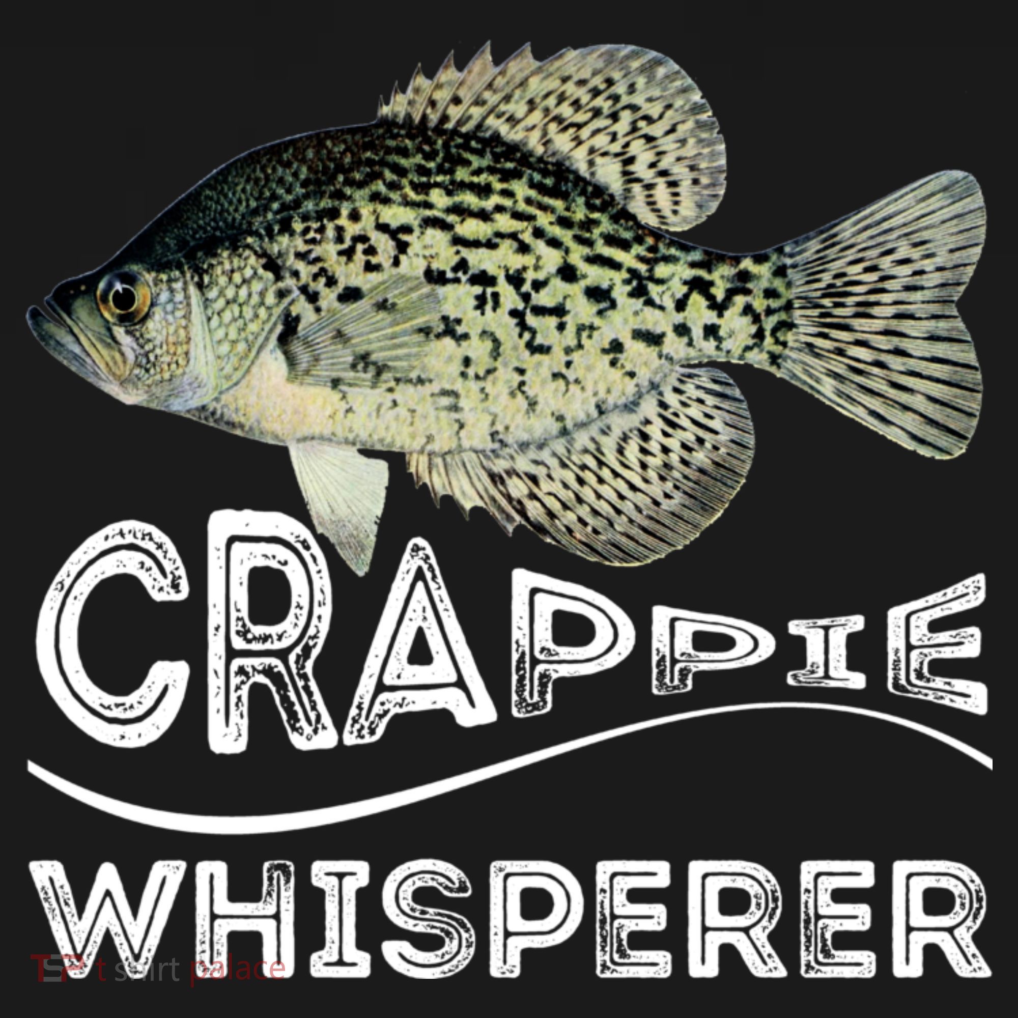 Funny Crappie Whisperer Fishing Black Crappie Lake Fish Gift Toddler Hoodie