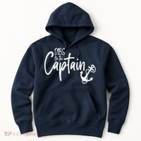 Funny Captain Wife Dibs on the Captain Hoodie thumb 0