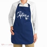 Funny Captain Wife Dibs on the Captain Apron thumb 2