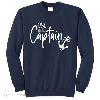 Funny Captain Wife Dibs on the Captain Sweatshirt