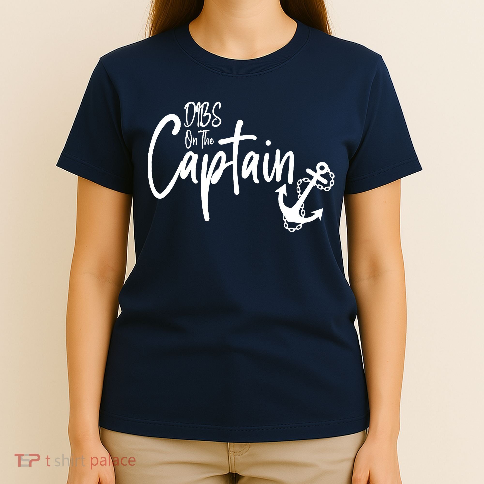 Funny Captain Wife Dibs on the Captain T-Shirt