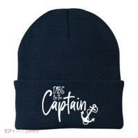 Funny Captain Wife Dibs on the Captain Beanie thumb 0