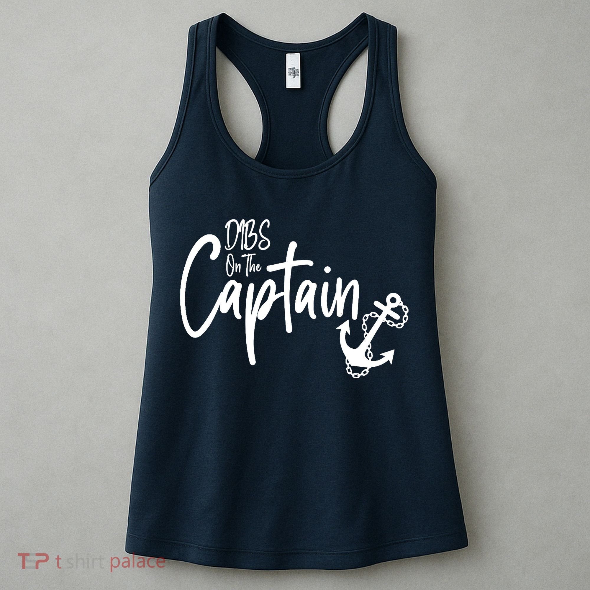 Funny Captain Wife Dibs on the Captain Women's Tank Top