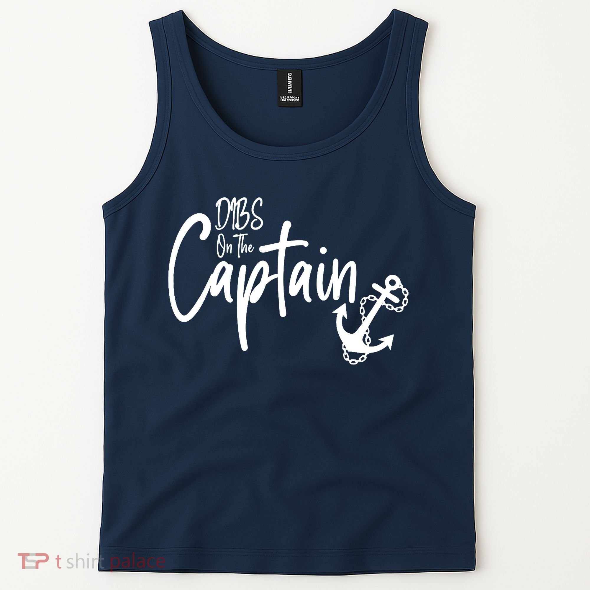 Funny Captain Wife Dibs on the Captain Tank Top