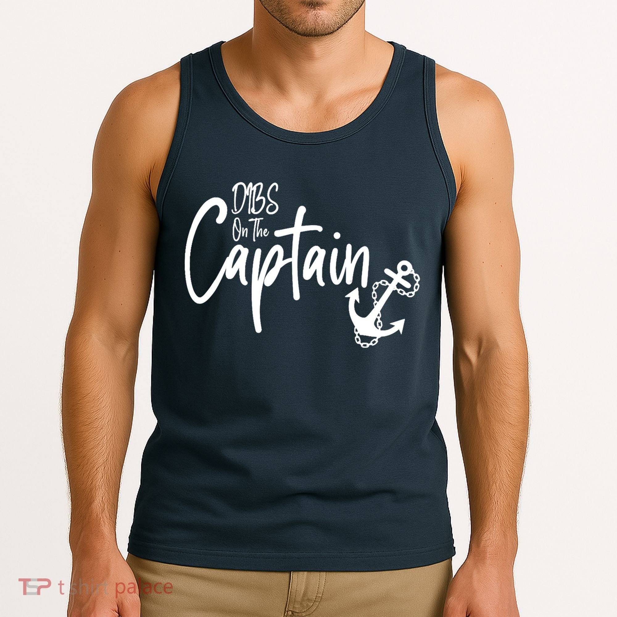 Funny Captain Wife Dibs on the Captain Tank Top